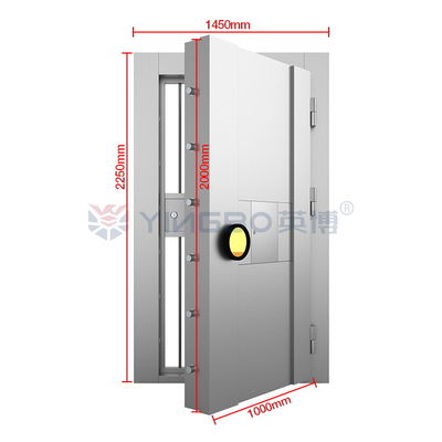 Drzwi sejfowe antykradztwo dla banków Home Office Bezpieczeństwo Dworze sejfowe do ognia H2250* W1450mm