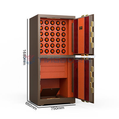 Podwójne schowki do biżuterii, śluz odcisków palców, śluz H1680mm, zegarek