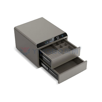 Rozpoznanie odcisków palców Stalowy Luxury Secure Jewelry Box Auto Open Jewelry Security Box
