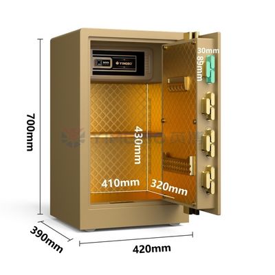 39 kg Luxury Home Safe Box podwójny alarm YB/RS-70