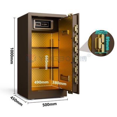 Biometryczny sejf odcisków palców Smart Safe Box For Home Security YB/RS-100