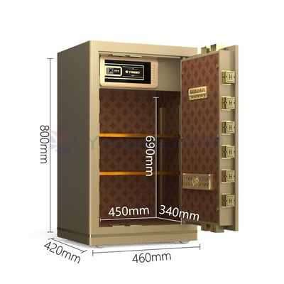 Biometryczny zamek odcisków palców Smart Safe Box For Office Security 46kg YB/N7-80