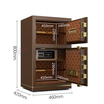 Podwójny alarm inteligentny skryt biurowy dla bezpieczeństwa H800mm 46±2KG YB/N7-80D