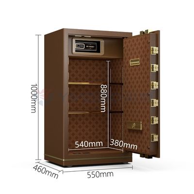 H1000mm Solid Steel Luxury Office Fingerprint Lock Safe Box For Security YB/N7-100 Wykorzystuje się w tym celu: