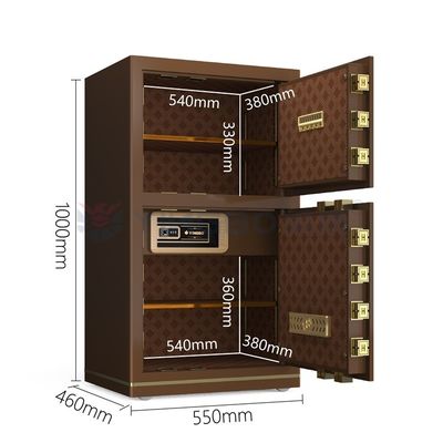 Kawa Solid Steel Luxury Inteligentna schowka gotówkowa do biura Bezpieczeństwo YB/N7-100D