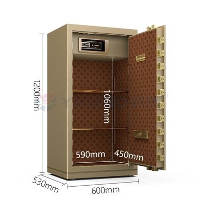 H1200mm podwójny alarm luksusowy sejf do bezpieczeństwa biurowego