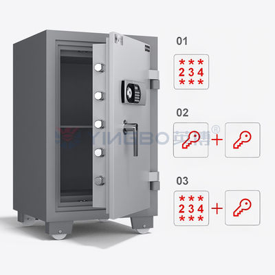 H880mm Smart Fire Proof Safes Na sprzedaż Dwukrotny alarm Ochrona przeciwpożarowa dla domu YB/FH-88