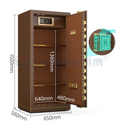 Elektroniczny zamek luksusowy Smart Office Safe Box H1500mm YB/N7-150