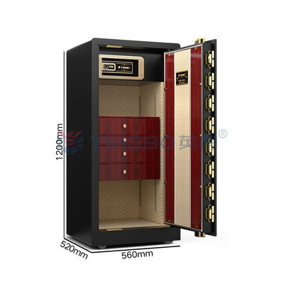 170 kg podwójny alarm Smart Jewelry Watch Winder Safe z szufladami