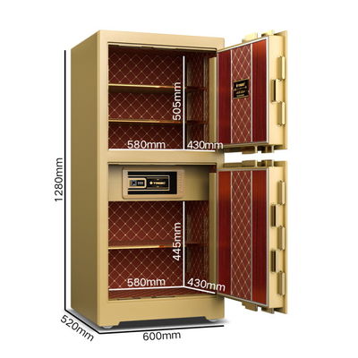 208±2kg Skrzynka bezpieczeństwa OEM Luksusowe sejfy 4 otwarte drogi YB/ZY-120D