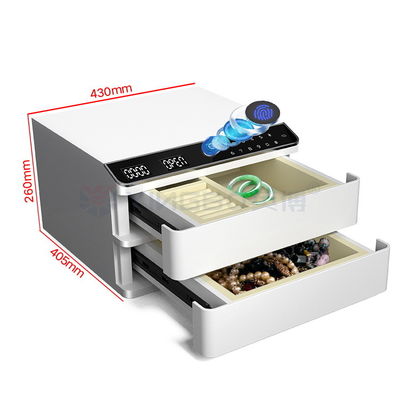 Podwójny alarm Podwójne warstwy Solid Steel Jewelry Safe Box For Security