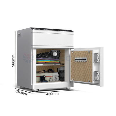 Solid Steel Fingerprint Lock Smart Box Safe z automatycznym otwarciem