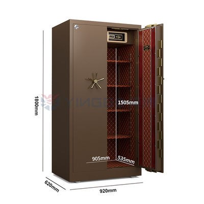 Dwukrotny alarm Solidne ruchome stalowe bezpieczne drzwi depozytowe H1800mm dla bezpieczeństwa
