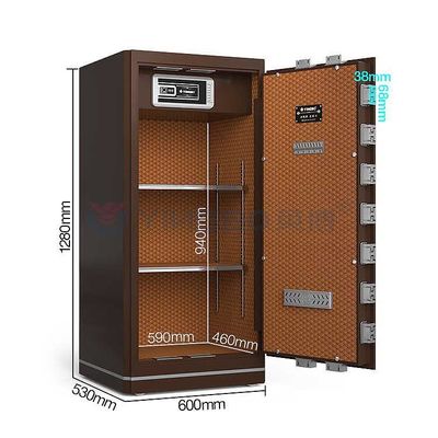 Solid Steel Double Alarm ognioodporny sejf Eco Friendly Paint And Liquid Crystal Display Panel YB/N6-120