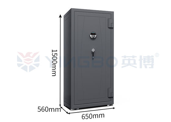 Skórzany, wytrzymały, ognioodporny sejf na biżuterię i zegarki z rotomatem