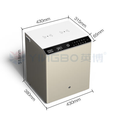 Wodoszczelny stolik przy łóżku, sejf, elektroniczny zamek, bezpieczne przechowywanie, rozwiązanie do przechowywania cennych rzeczy i ważnych dokumentów