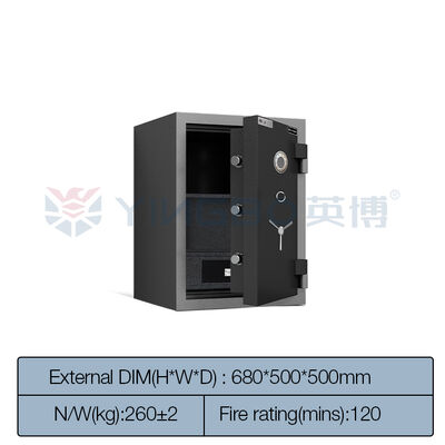 Yingbo Mechanical Lock Fireproof Safe Box Cement Materiał Ogniowy 2 godziny