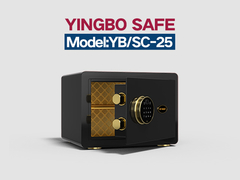 YB/SC-25 czarne odciski palców zamykają sejfy domowe