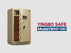 YB-N7-100- sejf biurowy - złoty elektroniczny zamek