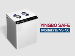 YB-NS - stolik nocny ze stali stałej biała szuflada