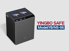 YB-NS - stolik nocny ze stali stałej, szara szuflada