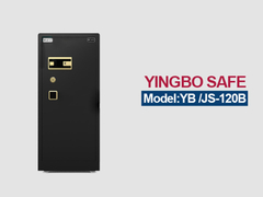 JS-120 Szczegółowy widok gabloty na biżuterię z szufladami