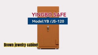 Brązowa szafka na biżuterię 120