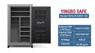 Sejf na broń Wysoki poziom bezpieczeństwa Szafka na broń Szafka na broń Wytrzymałe sejfy na broń